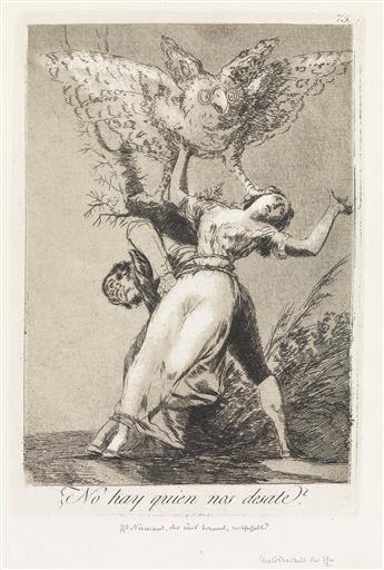 FRANCISCO JOSÉ DE GOYA Collection of 20 aqautints with etching from Los Caprichos.